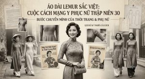 Áo Dài Lemur Sắc Việt: Cuộc Cách Mạng Y Phục Nữ Thập Niên 30