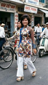 Áo Dài Mini Raglan Sắc Việt: Nét Phóng Khoáng Thập Niên 1970
