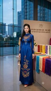 Áo Dài Lụa Bảo Lộc Sắc Việt: Đỉnh Cao Tơ Tằm Vươn Ra Quốc Tế