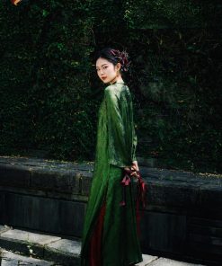 Áo Dài Tơ Lụa  "Diệp Lạc Trấn Ninh"